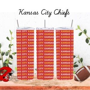 KANSAS CITY CHIEFS 20oz Stainless Steel